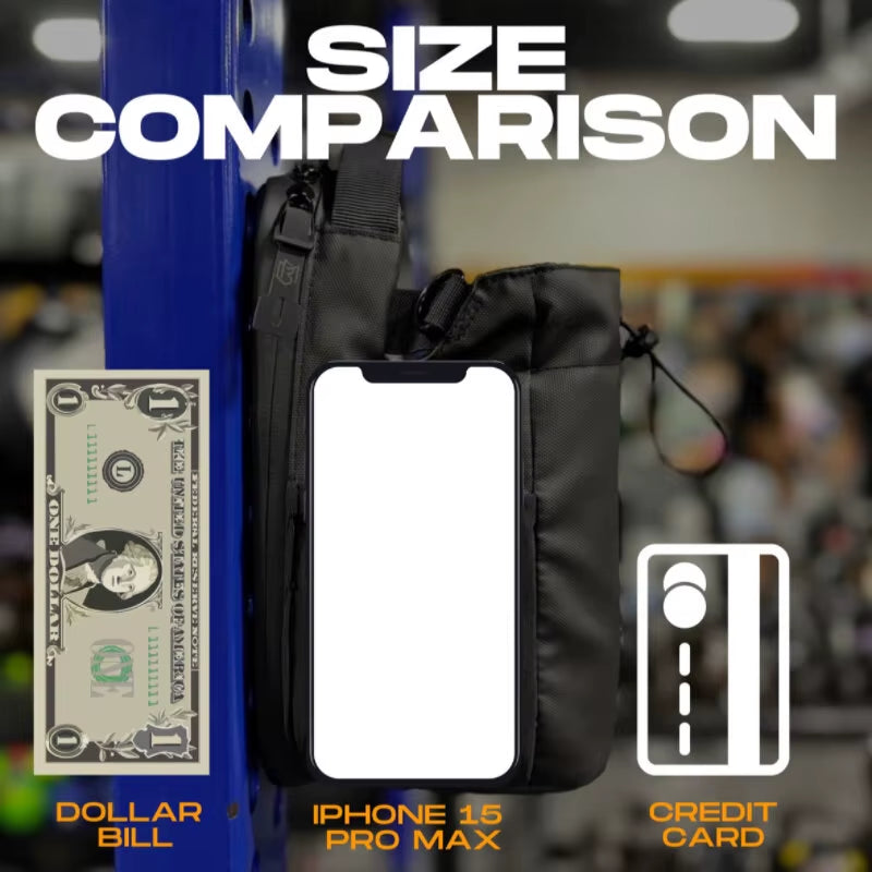 2025 New Magnetic Water Bottle Pouch Bag Gym-Specific Water Cup Holder with Strong Magnet for Outdoor Sports Cup Holder Bag